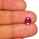 2.06-Carat Natural & Unheated Pinkish Red Ruby from Mozambique