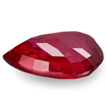 2.01-Carat Majestic Deep Red Unheated Pear-Shaped Ruby