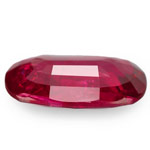 2.38-Carat Pleasing Intense Red Cushion-Cut Unheated Ruby