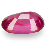 0.65-Carat Eye-Clean Oval-Cut Mozambique Ruby (Unheated)