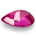 0.34-Carat Eye-Clean Pear-Shaped Unheated Ruby