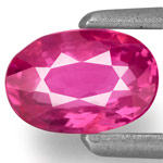 0.51-Carat Lustrous Pinkish Red Eye-Clean Unheated Ruby