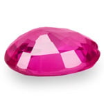 0.50-Carat Bright Pinkish Red Unheated Oval-Cut Ruby