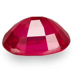 0.40-Carat Eye-Clean Bright Orangy Red Ruby from Mozambique