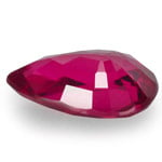 0.37-Carat Unheated Pear-Shaped Deep Red Ruby