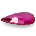 0.44-Carat Unheated Pear-Shaped Pinkish Red Ruby