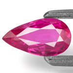 0.34-Carat Natural & Untreated Eye-Clean Pinkish Red Ruby