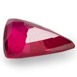 0.47-Carat Trilliant-Cut VS-Clarity Unheated Mozambique Ruby