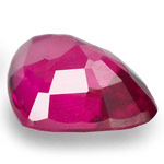 0.43-Carat Fiery Pinkish Red Unheated Trilliant-Cut Ruby