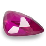 0.39-Carat Flawless Trilliant-Cut Ruby from Mozambique