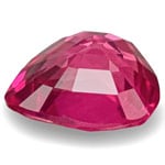 0.49-Carat Pear-Shaped Intense Pinkish Red Ruby (Unheated)