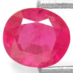 0.81-Carat Unheated Pinkish Red Ruby from Burma (IGI-Certified)