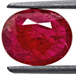 1.86-Carat Splendid "Intense Red" Ruby from Mozambique