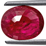 1.86-Carat Splendid "Intense Red" Ruby from Mozambique