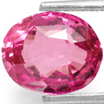 3.10-Carat Unheated Orangish Pink Sri Lankan Sapphire (AIGS)