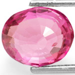 3.10-Carat Unheated Orangish Pink Sri Lankan Sapphire (AIGS)