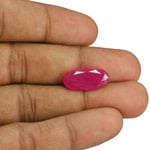 10.77-Carat Unheated Intense Pink Oval-Cut Sapphire from Guinea