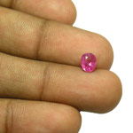 1.00-Carat AIGS-Certified Unheated Burmese Pink Sapphire