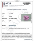 2.39-Carat AIGS-Certified Unheated Intense Pink Ceylon Sapphire