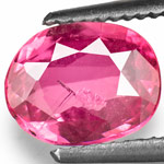 1.33-Carat Unheated Deep Pink Sapphire from Sri Lanka