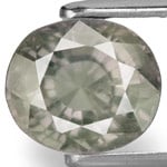 4.06-Carat Bluish Green to Greenish Grey Color-Change Sapphire