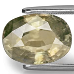 5.93-Carat VS-Clarity Deep Brownish Green Unheated Sapphire