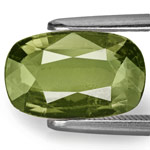 3.30-Carat Exquisite Eye-Clean Olive Green Sapphire (Unheated)