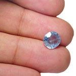 2.72-Carat Unheated Sky Blue Sapphire from Mogok, Burma