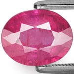 2.58-Carat Unheated Purplish Pink Sapphire from Tanzania