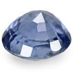 1.10-Carat Unheated Lustrous Blue 6mm Round Burma Sapphire