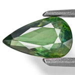 1.46-Carat Eye-Clean Dark Green Sapphire from Madagascar