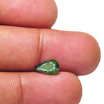 1.46-Carat Eye-Clean Dark Green Sapphire from Madagascar