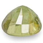 1.79-Carat Cushion-Cut Eye-Clean Vivid Yellowish Green Sapphire