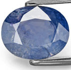 6.17-Carat Deep Violetish Blue Unheated Burmese Sapphire (AIGS)