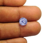 4.13-Carat Unheated Eye-Clean Vivid Blue Ceylon Sapphire (GIA)