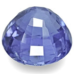 4.65-Carat 9mm Round Unheated Cornflower Blue Burmese Sapphire