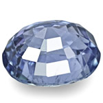 3.83-Carat Unheated Vivid Blue Oval-Cut Sapphire from Burma