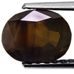 2.86-Carat Unheated Olive Green Australian Sapphire