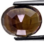 2.86-Carat Unheated Olive Green Australian Sapphire