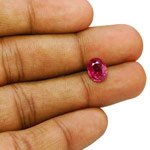 2.44-Carat Lustrous Pinkish Purple Unheated Sapphire (AIGS)