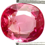 1.01-Carat Unheated Purplish Pink Sapphire from Niassa (AIGS)