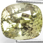 4.71-Carat Rare Unheated Green Sapphire from Sri Lanka (AIGS)