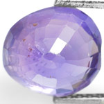 2.77-Carat Rare Unheated Violet Sapphire from Sri Lanka (IGI)