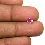 1.00-Carat Unheated Vivid Pink Sapphire from Burma