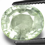 2.53-Carat Unheated Pale Green Sapphire from Burma