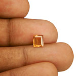 1.09-Carat Charming Brownish Yellow Sapphire from Burma