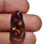 25.06-Carat Large Orangish Brown Fire Agate from Mexico