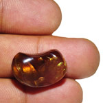 18.78-Carat Free-Form Fire Agate with Multi-Color Bubbles