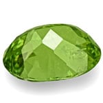 0.97-Carat Deep Yellowish Green Oval-Cut Demantoid Garnet