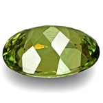 0.83-Carat Deep Yellow Green Eye-Clean Namibian Demantoid Garnet